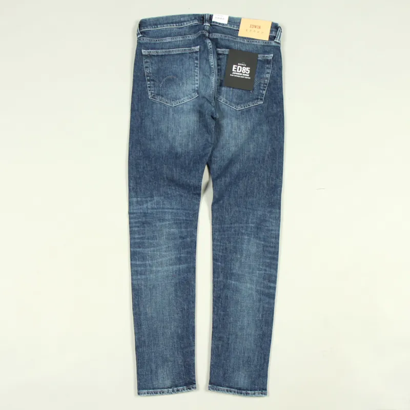 Edwin ED-85 CS Yuuki Blue Denim - Blue Reoki Wash